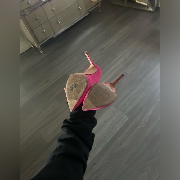Stuart Weitzman, fuchsia suede pumps🌸 - Picture 8 of 8